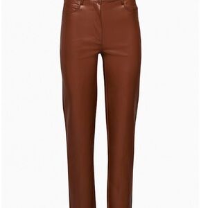 Aritzia Brown Straight Leg Pants